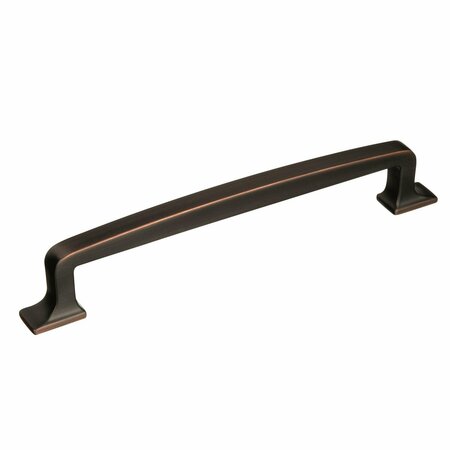 AMEROCK Westerly 6-5/16 in 160 mm Center-to-Center Oil-Rubbed Bronze Cabinet Pull BP53722ORB
